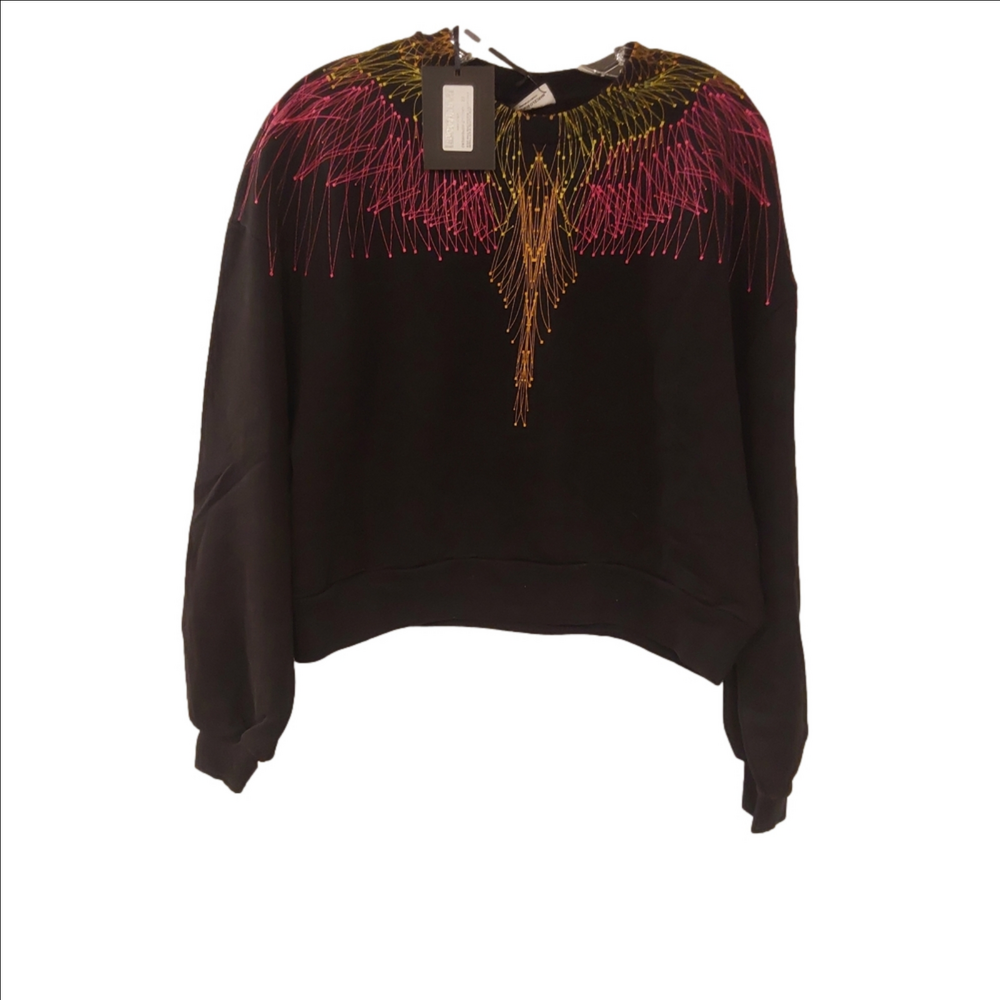 Marcelo Burlon Black Crewneck Sweatshirt XS - Picture 9 of 14